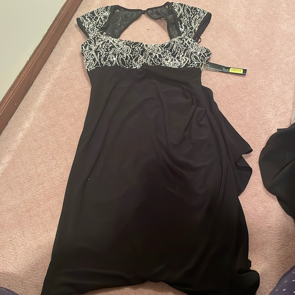 NWT R&M Richards fancy coctail dress. Size 6P. - Picture 1 of 4